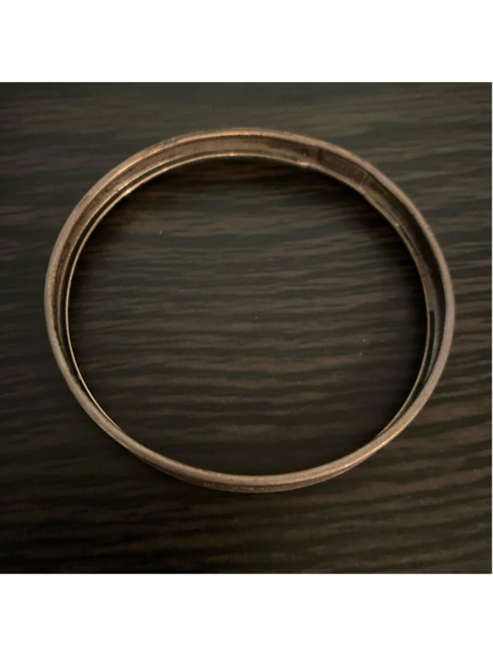 Danecraft sterling bangle bracelet with pattern all around